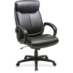 Lorell High Back Leather Chair, 28