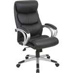 Lorell Executive Leather High-back Chair, Black orginal image