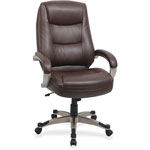 Lorell Westlake Series High Back Executive Chair, 26-1/2" x 28 1/2" x 47-1/2", Saddle Leather orginal image