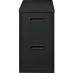 Lorell File/File Pedestal, 15"x23"x28", Black view 1