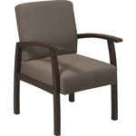 Lorell Guest Chairs, 24"x25"x35-1/2", Express/Taupe view 3