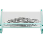 Lorell Paper Clip Holder, Green Edge view 1