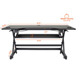 Lorell Desk Riser, Adjustable, 45 lb Cap, 46