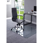 Lorell Glass Chairmat with Lip, Hardwood Floor, Carpet48