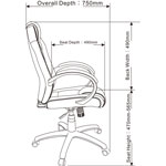 Lorell High-back 2-Color Economy Gaming Chair, Mesh, Polyurethane, Nylon, Black, Red view 4