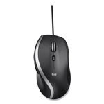 Logitech Advanced Corded Mouse M500s, USB, Right Hand Use, Black view 1