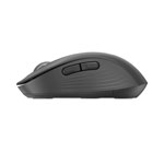 Logitech Signature M650 for Business Wireless Mouse, 2.4 GHz Frequency, 33 ft Wireless Range, Medium, Right Hand Use, Graphite view 2