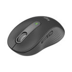Logitech Signature M650 for Business Wireless Mouse, 2.4 GHz Frequency, 33 ft Wireless Range, Medium, Right Hand Use, Graphite view 4