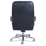 La-Z-Boy Commercial 2000 High-Back Executive Chair, Supports up to 300 lbs., Black Seat/Black Back, Silver Base view 3