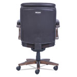 La-Z-Boy Woodbury Mid-Back Executive Chair, Supports up to 300 lbs., Brown Seat/Brown Back, Weathered Sand Base view 3