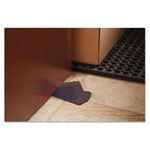 Master Caster Giant Foot Doorstop, No-Slip Rubber Wedge, 3.5w x 6.75d x 2h, Brown, 2/Pack view 2