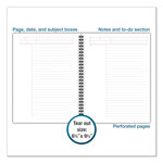 Cambridge Wirebound Action Planner Business Notebook, Dark Gray, 9.5 x 7.5, 80 Sheets view 3