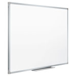Mead Dry-Erase Board, Melamine Surface, 36 x 24, Silver Aluminum Frame view 3