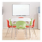 Mead Dry-Erase Board, Melamine Surface, 48 x 36, Silver Aluminum Frame view 4