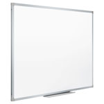 Mead Dry-Erase Board, Melamine Surface, 48 x 36, Silver Aluminum Frame view 5