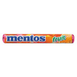 Mentos Chewy Mints, 1.32 oz, Mixed Fruit, 15 Rolls/Box view 1