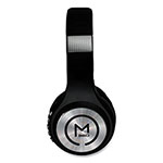 Morpheus 360® SERENITY Stereo Wireless Headphones with Microphone, 3 ft Cord, Black/Silver view 2