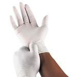 Curad Latex Exam Gloves, Powder-Free, Small, 100/Box view 1