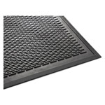 Millennium Mat Company Clean Step Outdoor Rubber Scraper Mat, Polypropylene, 36 x 60, Black view 3