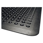 Millennium Mat Company Flex Step Rubber Anti-Fatigue Mat, Polypropylene, 24 x 36, Black view 3