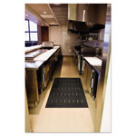 Millennium Mat Company Free Flow Comfort Utility Floor Mat, 36 x 48, Black view 3