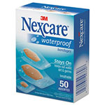 Nexcare Waterproof, Clear Bandages, Assorted Sizes, 50/Box view 2
