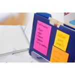 3M Lined Super Sticky Notes, 4" x 6", Assorted Ultra view 2