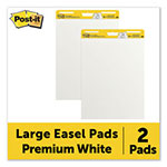 Post-it® Vertical-Orientation Self-Stick Easel Pads, Unruled, 30 White 25 x 30 Sheets, 2/Carton view 3