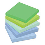 Post-it® Recycled Notes in Oasis Collection Colors, 3