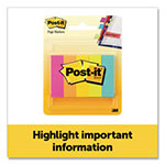 Post-it® Page Flag Markers, Assorted Brights, 100 Strips/Pad, 5 Pads/Pack view 4
