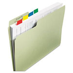 Post-it® Standard Page Flags in Dispenser, Green, 100 Flags/Dispenser view 1