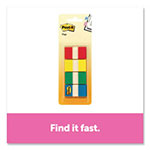 Post-it® Page Flags in Portable Dispenser, Assorted Primary, 160 Flags/Dispenser view 2