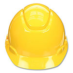 3M SecureFit Hard Hat with Uvicator, Four-Point Ratchet Suspension, Yellow view 2