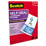 Scotch™ Self-Sealing Laminating Pouches, 9.5 mil, 9