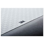 3M Mouse Pad with Precise Mousing Surface and Gel Wrist Rest, 8.5 x 9, Gray/Black view 3