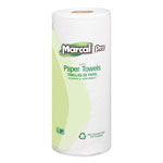 Marcal 100% Premium Recycled Perforated Towels, 11 x 9, White, 70/Roll, 15 Rolls/Carton view 1