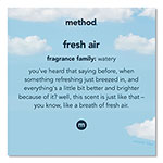 Method Products Laundry Detergent, Fresh Air Scent, 53.5 oz Bottle, 4/Carton view 3