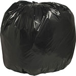 Nature Saver Recycled Black Trash Bags, 56 Gallon, Box of 100 view 1
