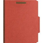 Nature Saver 01051 Classification Folder, Letter, 2 Partitions, Red view 1