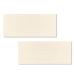 Neenah Paper CLASSIC CREST #10 Envelope, Commercial Flap, Gummed Closure, 4.13 x 9.5, Baronial Ivory, 500/Box view 2