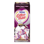 Nestle Liquid Coffee Creamer, Italian Sweet Creme, 0.38 oz Mini Cups, 50/Box, 4 Boxes/Carton, 200 Total/Carton view 1