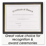 Nudell Plastics Framed Achievement/Appreciation Awards, Two Designs, Letter view 2