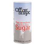 Office Snax Reclosable Canister of Sugar, 20 oz, 3/Pack view 1