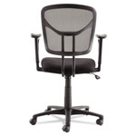 OIF Swivel/Tilt Mesh Task Chair with Adjustable Arms, Supports up to 250 lbs., Black Seat/Black Back, Black Base view 5