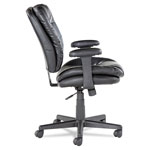 OIF Executive Bonded Leather Swivel/Tilt Chair, Supports up to 250 lbs, Black Seat/Back/Base view 1