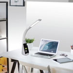 OttLite Purify LED Desk Lamp with Wireless Charging and Sanitizing view 4