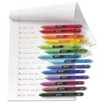 Papermate® InkJoy Retractable Gel Pen, Micro 0.5mm, Black Ink/Barrel, Dozen view 3