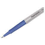 Papermate® Flair Felt Tip Stick Marker Pen, 0.4mm, Assorted Ink, Gray Barrel, 16/Pack view 3