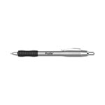 Papermate® Profile Ballpoint Pen, Retractable, Medium, 1 mm, Black Ink, Black/Silver Barrel, 2/Pack view 1