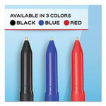 Papermate® Write Bros. Stick Ballpoint Pen, Medium 1mm, Blue Ink/Barrel, Dozen view 2